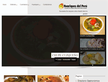 Tablet Screenshot of huariquesdelperu.com